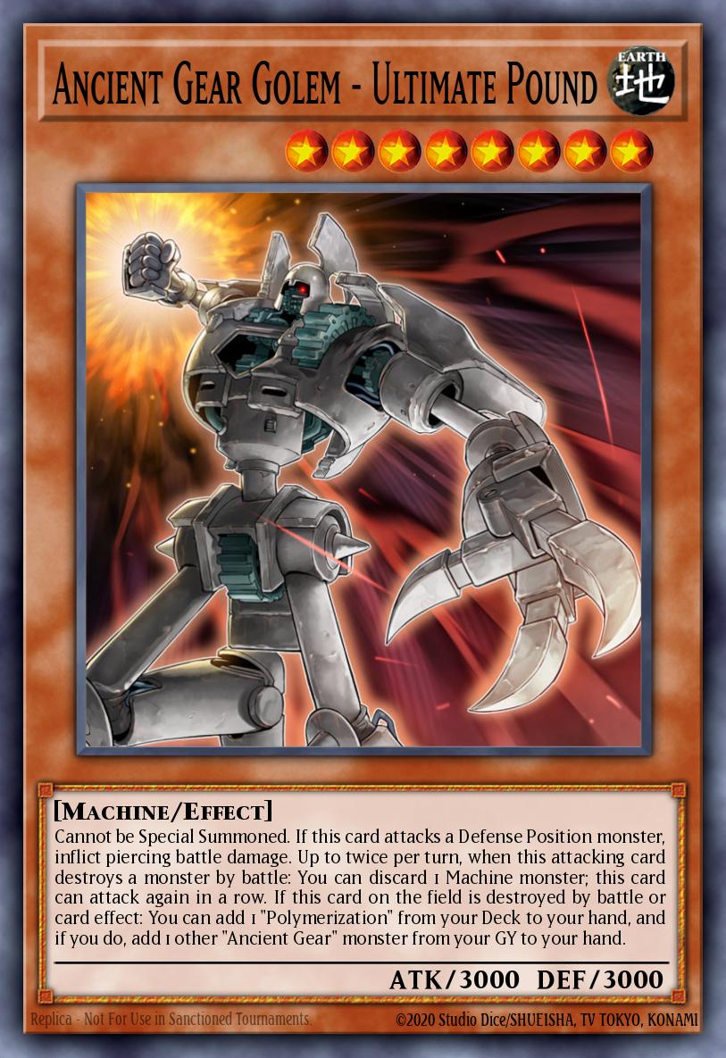 EN054 - DUPO-EN054 - Ancient Gear Golem - Ultimate Pound - Ultra Rare - Effect Monster - 1st-Edition - Duel Power