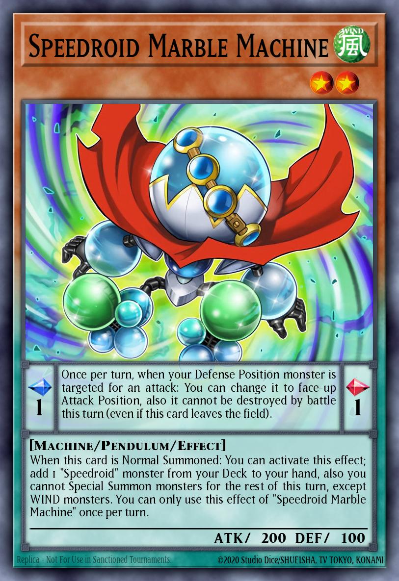 LAVD-ENS09 - Speedroid Marble Machine - Common - Legendary Arc-V Decks