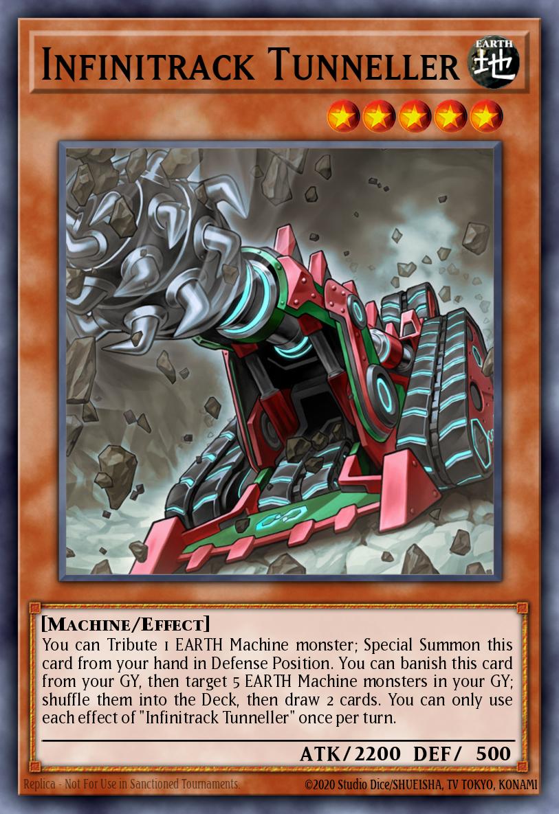 EN006 - INCH-EN006 - Infinitrack Tunneller - Super Rare - Effect Monster - 1st-Edition - The Infinity Chasers