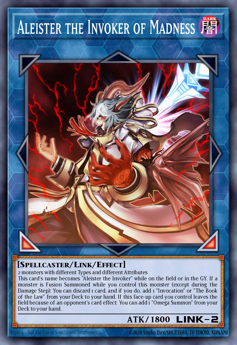 EN053 - GEIM-DE053 - Aleister the Invoker of Madness - Collectors Rare - Effect Link Monster - Genesis Impact