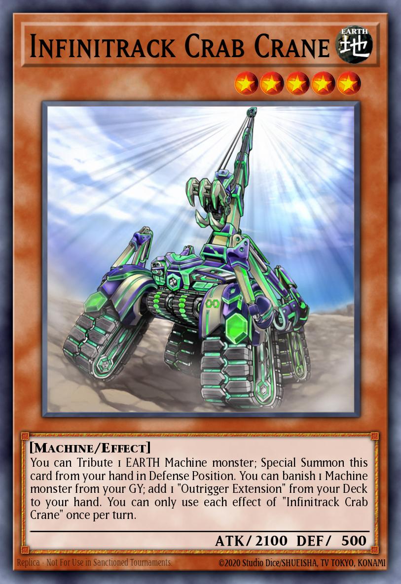 EN003 - INCH-EN003 - Infinitrack Crab Crane - Super Rare - Effect Monster - 1st-Edition - The Infinity Chasers