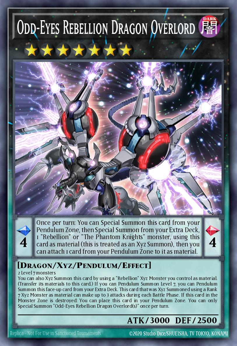 LAVD-ENO30 - Odd-Eyes Rebellion Dragon Overlord - Common - Legendary Arc-V Decks