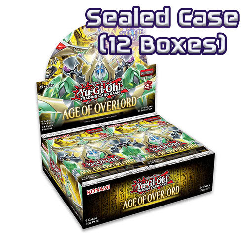 Yugioh Age of Overlord Booster Box x12 Sealed Case Yugioh Age of Overlord Booster Box x12 Sealed Case
