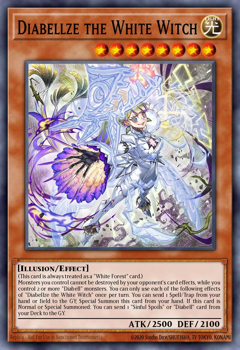 white yugioh cards ALIN-EN012 - Diabellze the White Witch - Super Rare