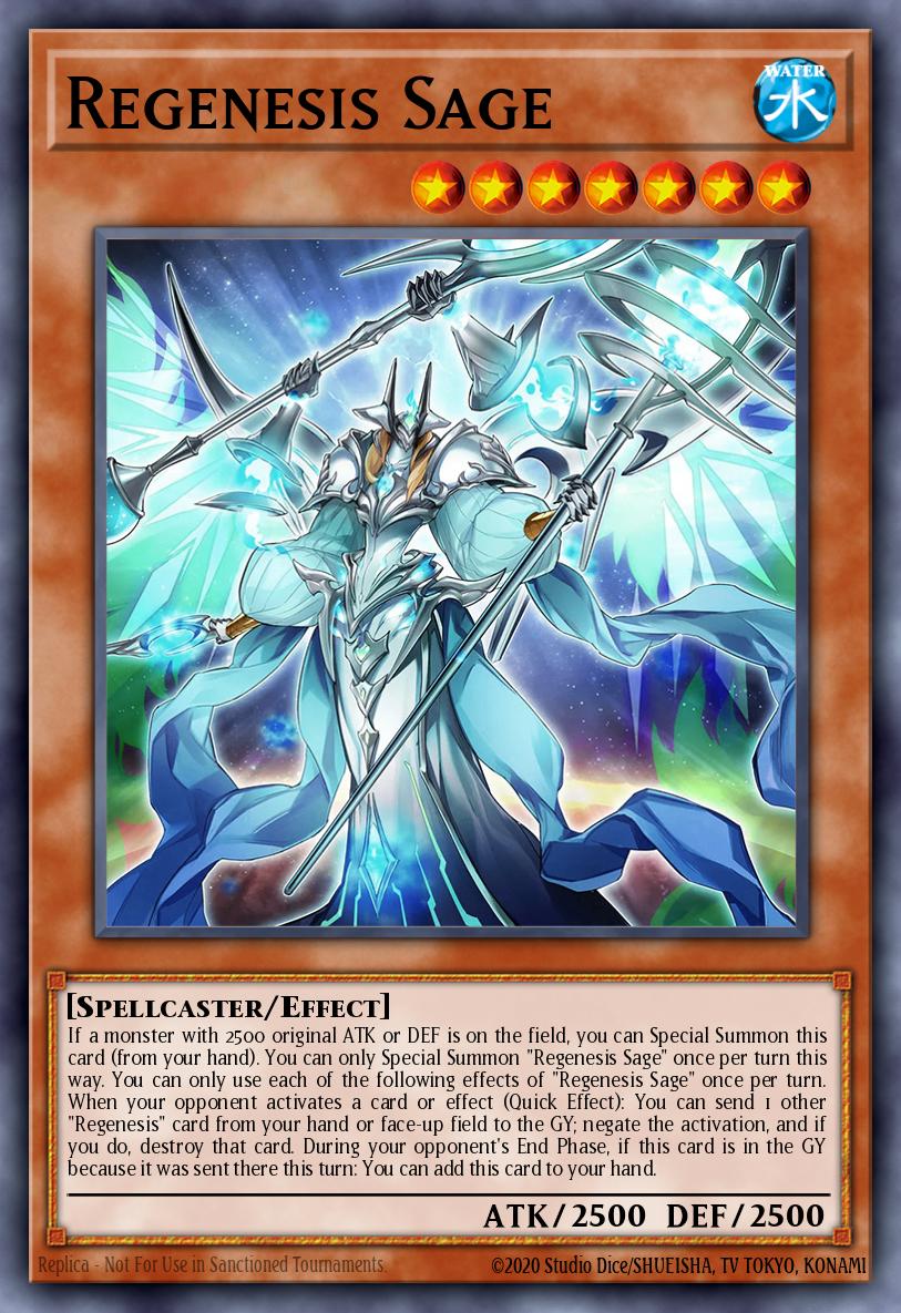 yugioh alliance insight cards ALIN-EN014 - Regenesis Sage - Ultra Rare