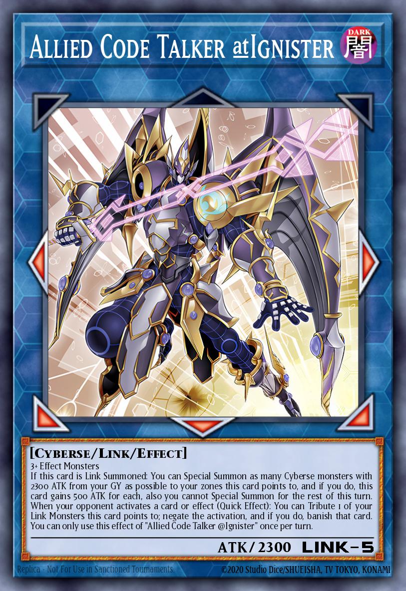 ALIN-EN051 - Allied Code Talker @Ignister - Secret Rare - - Alliance I ALIN-EN051 - Allied Code Talker @Ignister - Secret Rare - - Alliance I