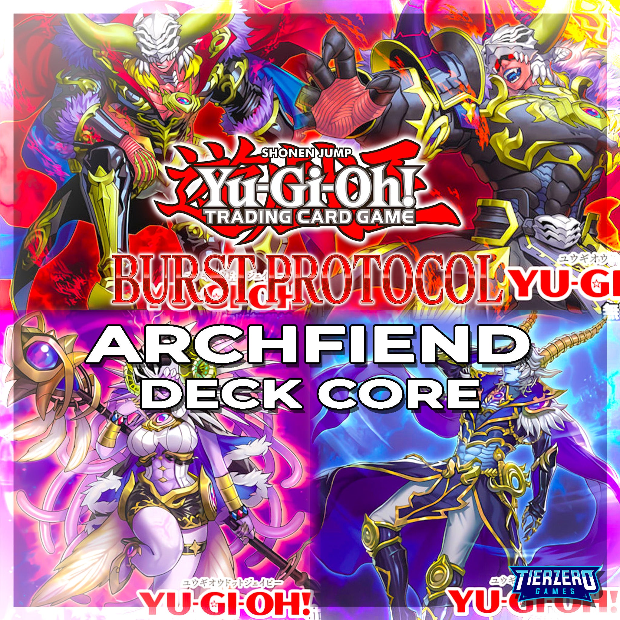 Yugioh Archfiend Deck Core 24 Cards - Burst Protocol