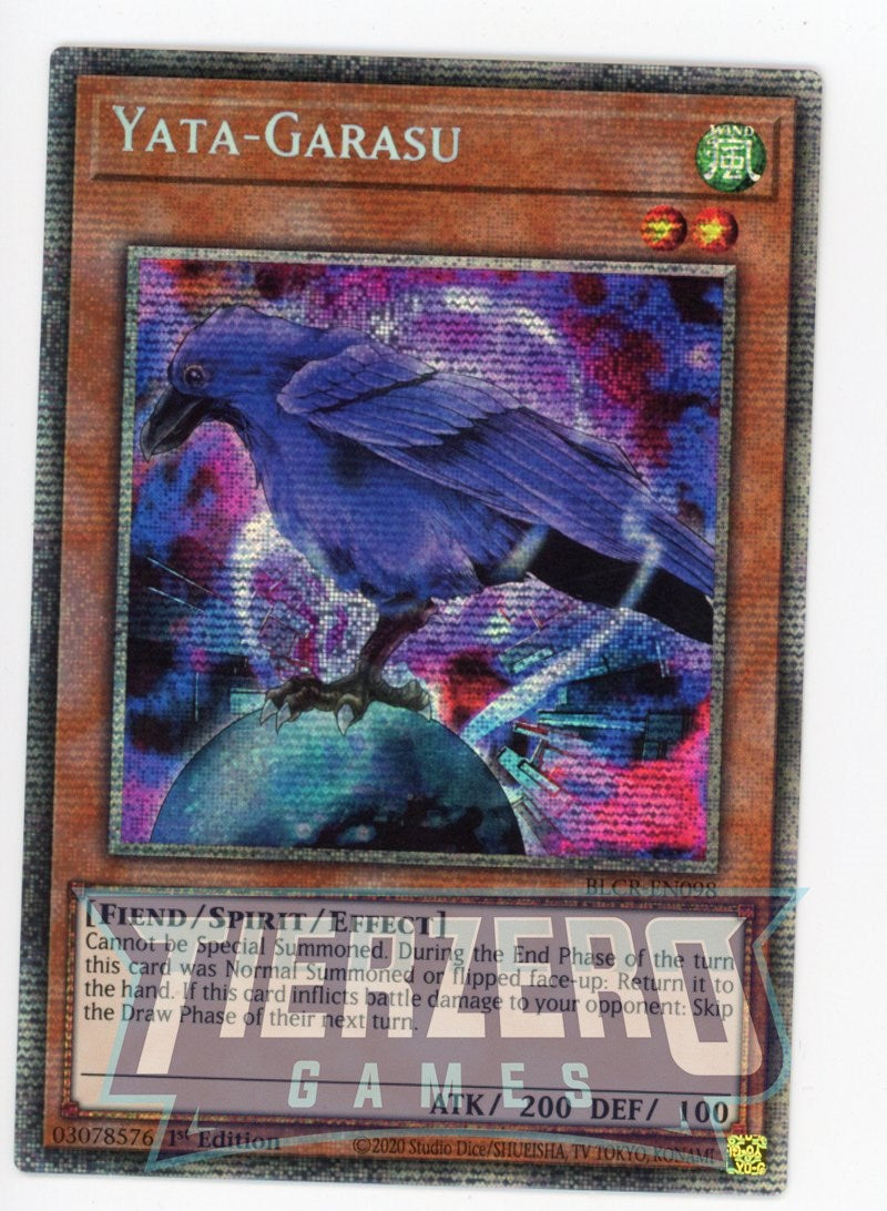 yatagarasu yugioh card BLCR-EN098 - Yata Garasu- Starlight Rare - Effect Monster
