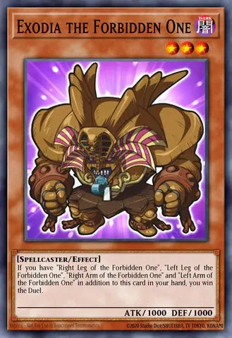BLGG-EN002 - Exodia the Forbidden One (Chibi Artwork) - Secret Rare - Battles of Legend: Glorious Gallery
