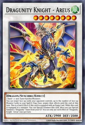 BLGG-EN013 - Dragunity Knight – Areus - Secret Rare - Battles of Legend: Glorious Gallery
