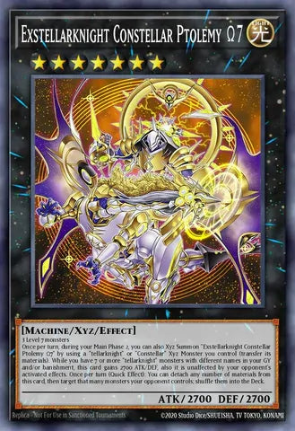 BLGG-EN018 - Exstellarknight Constrollar Ptolemy Ω7 - Secret Rare - Battles of Legend: Glorious Gallery