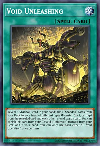BLGG-EN025 - Void Unleashing - Secret Rare - Battles of Legend: Glorious Gallery