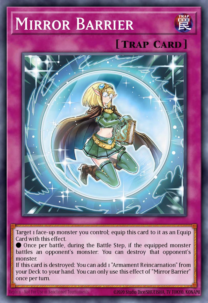 yugioh can you equip cards to your opponent's monsters BLGG-EN028 Mirror Barrier - Secret Rare