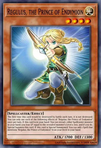 BLGG-EN050 - Regulus, the Prince of Endymion - Secret Rare - Battles of Legend: Glorious Gallery