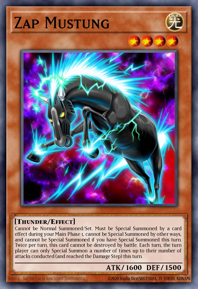 yugioh cards that let you normal summon twice BLGG-EN066 Zap Mustung - Ultra Rare