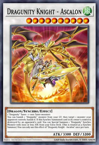BLGG-EN091 - Dragunity Knight – Ascalon - Secret Rare - Battles of Legend: Glorious Gallery