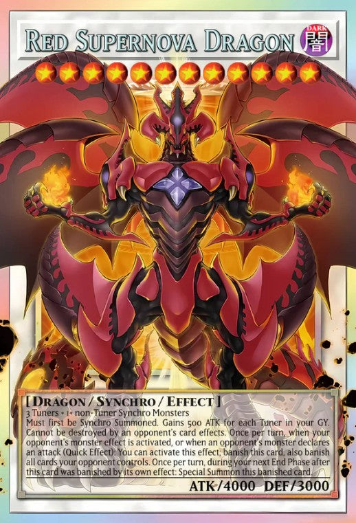 BLGG-EN139 Red Supernova Dragon (extended art) - Starlight Rare