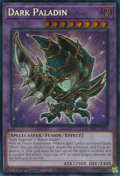 BLMM-EN008 - Dark Paladin - Starlight Rare - Battles of Legend: Monste BLMM-EN008 - Dark Paladin - Starlight Rare - Battles of Legend: Monste