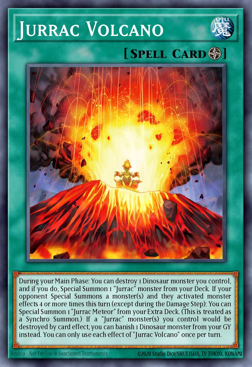 BLMM-EN019 - Jurrac Volcano - Secret Rare - Battles of Legend: Monster Mayhem