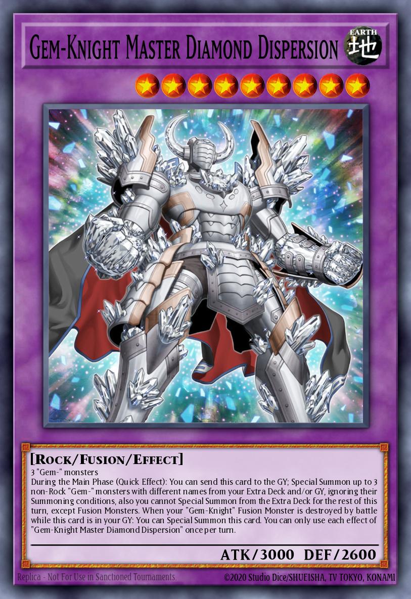 BLMM-EN020 - Gem-Knight Master Diamond Dispersion - Secret Rare - Battles of Legend: Monster Mayhem