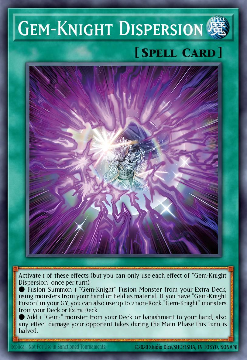 BLMM-EN023 - Gem-Knight Dispersion - Secret Rare - Battles of Legend: Monster Mayhem