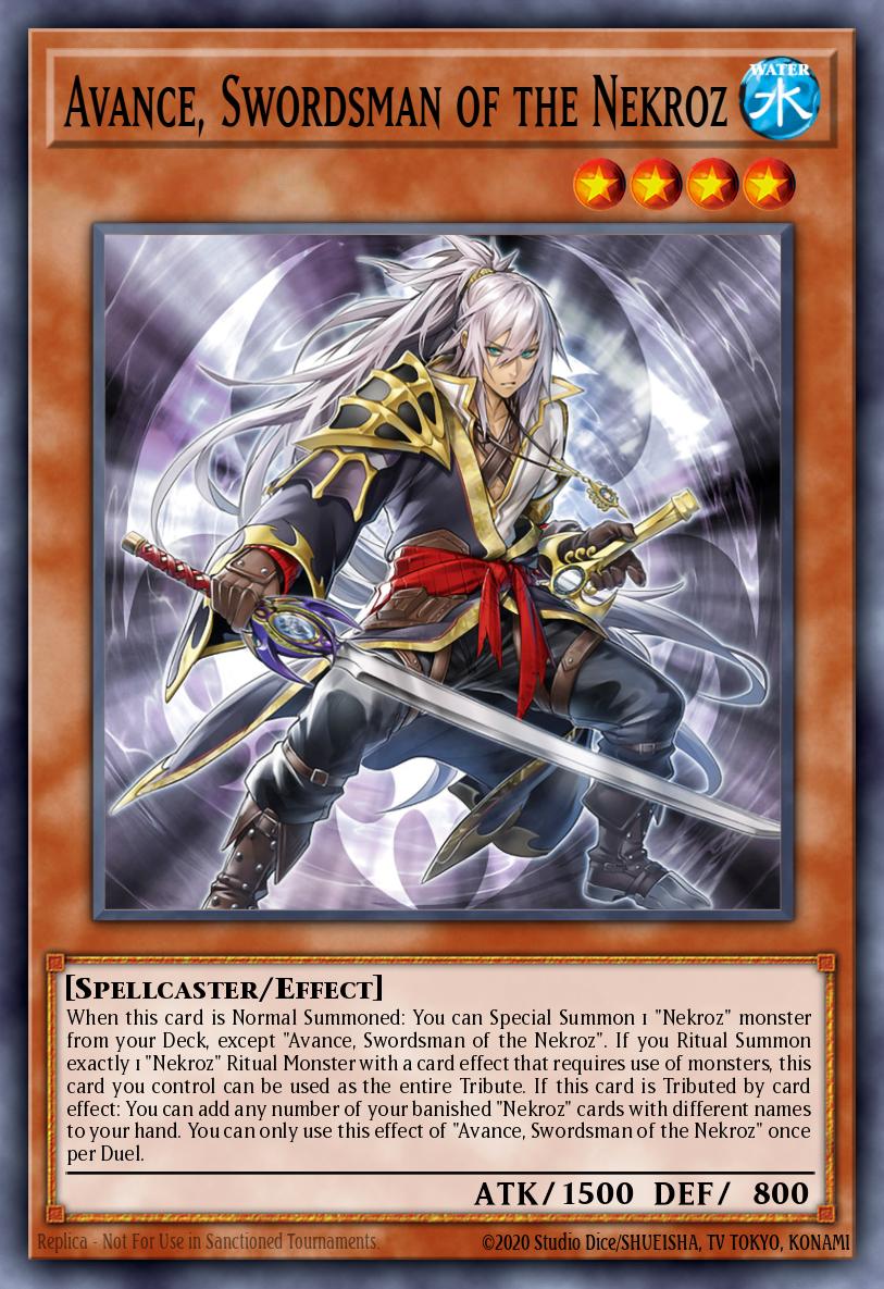 BLMM-EN024 - Avance, Swordsman of the Nekroz - Secret Rare - Battles of Legend: Monster Mayhem