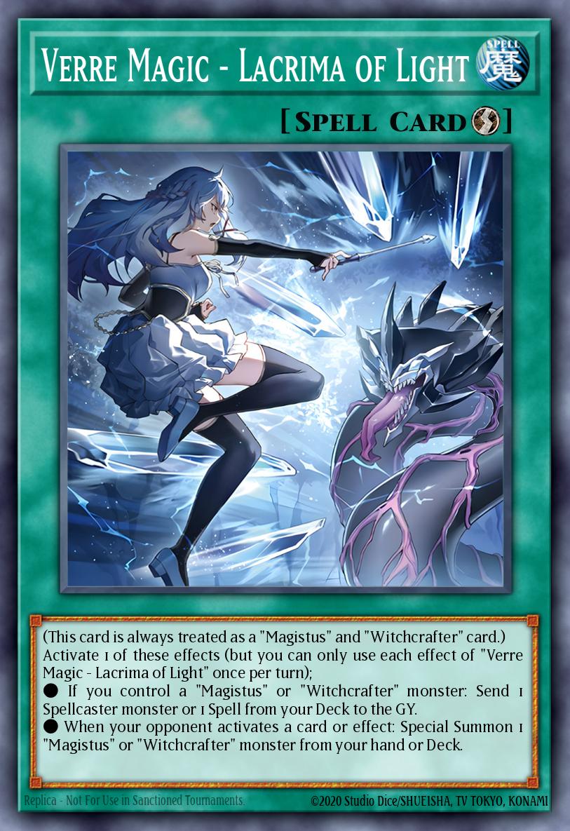 BLMM-EN046 - Verre Magic - Lacrima of Light - Secret Rare - Battles of Legend: Monster Mayhem