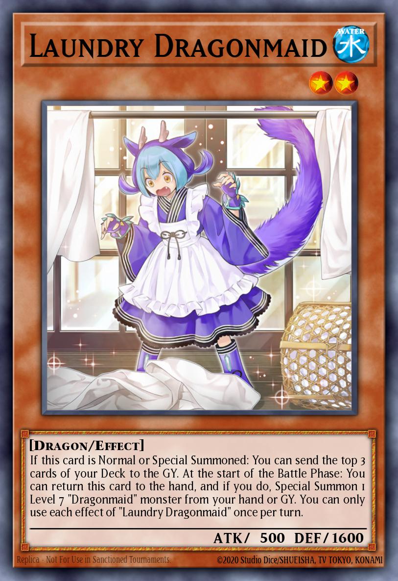 BLMM-EN056 - Laundry Dragonmaid - Ultra Rare - Battles of Legend: Monster Mayhem