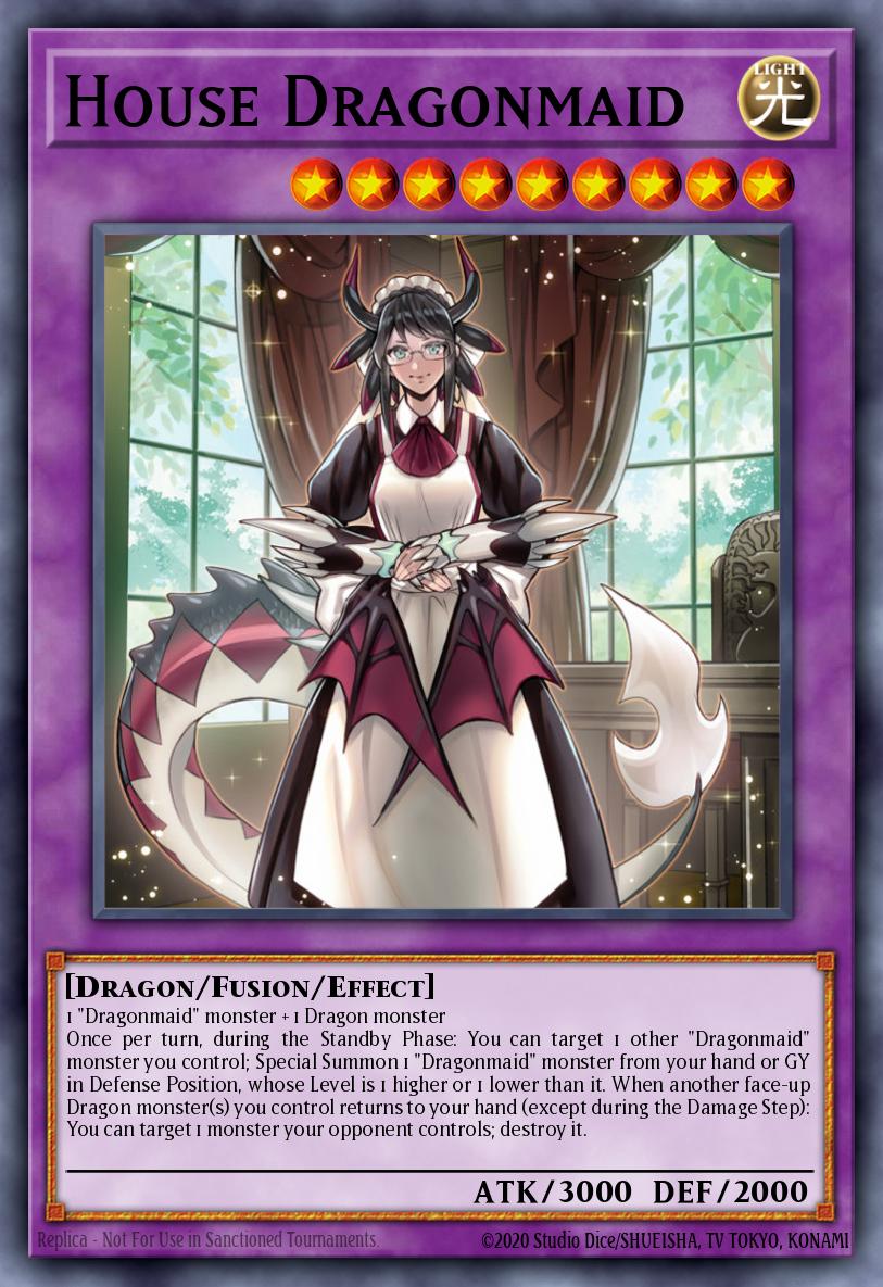 BLMM-EN063 - House Dragonmaid - Ultra Rare - Battles of Legend: Monster Mayhem