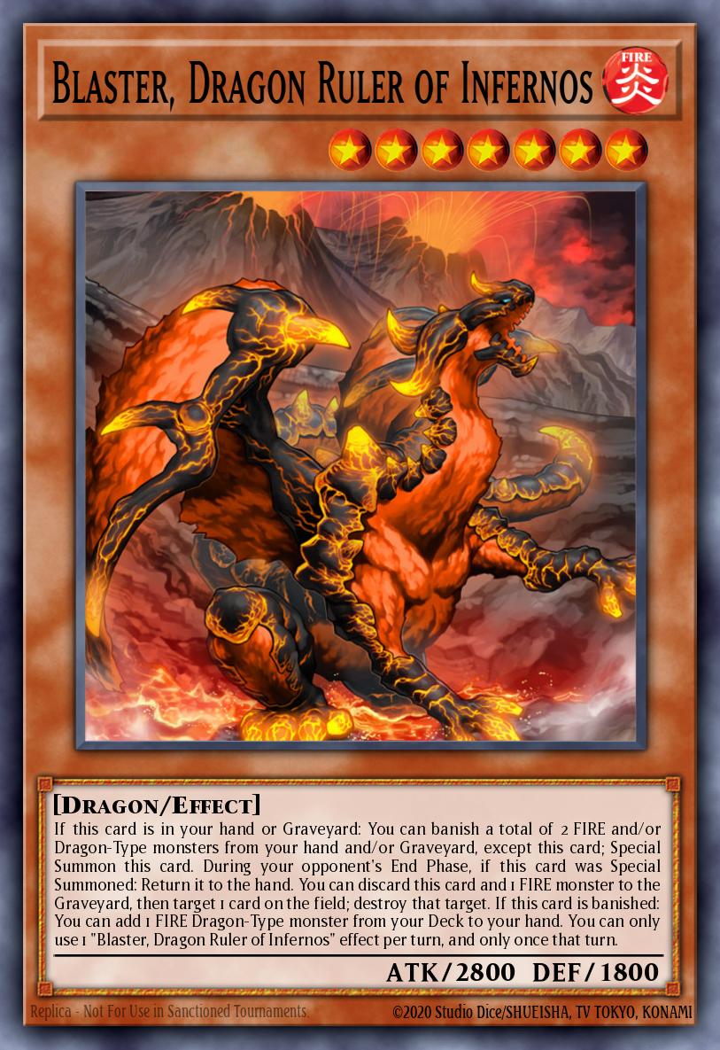 BLMM-EN119 - Blaster, Dragon Ruler of Infernos - Ultra Rare - Battles of Legend: Monster Mayhem