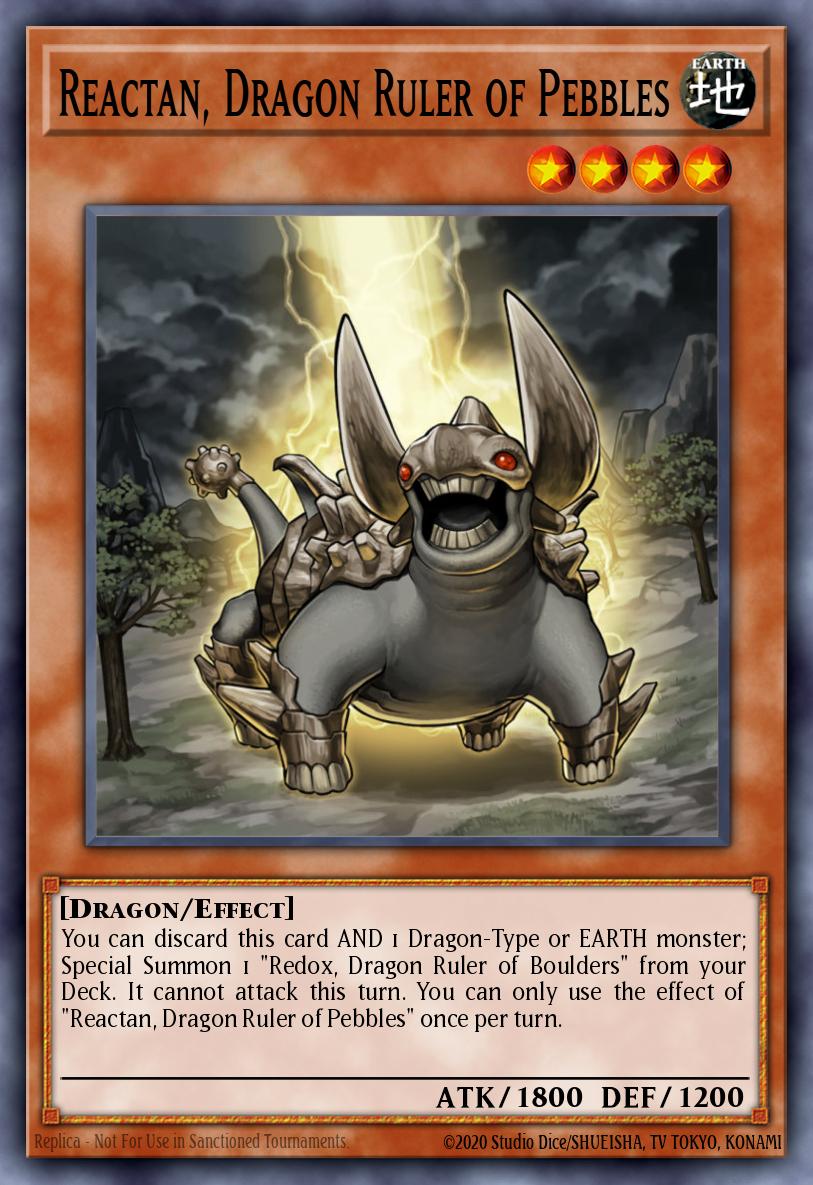 BLMM-EN121 - Reactan, Dragon Ruler of Pebbles - Secret Rare - Battles of Legend: Monster Mayhem
