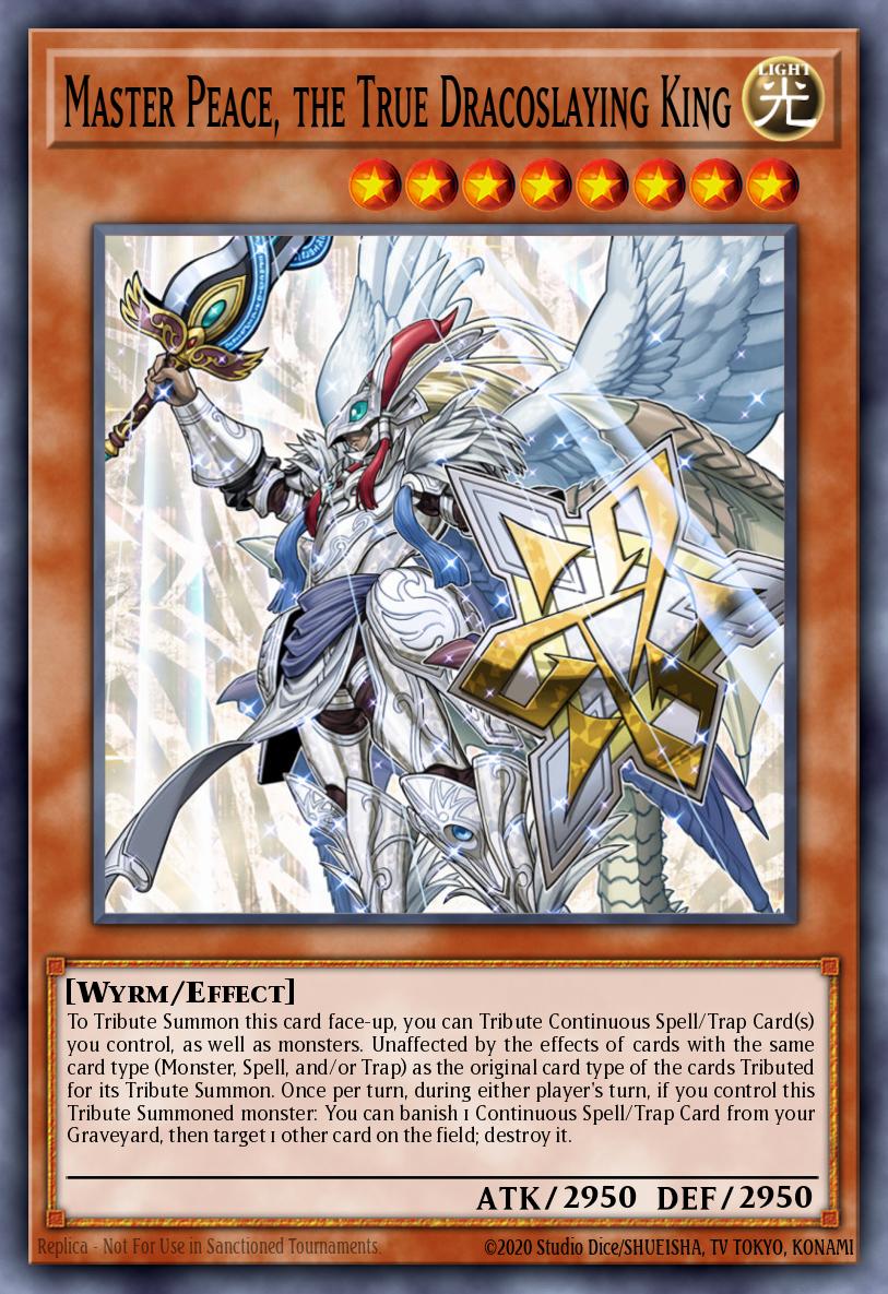 BLMM-EN127 - Master Peace, the True Dracoslaying King - Secret Rare - Battles of Legend: Monster Mayhem