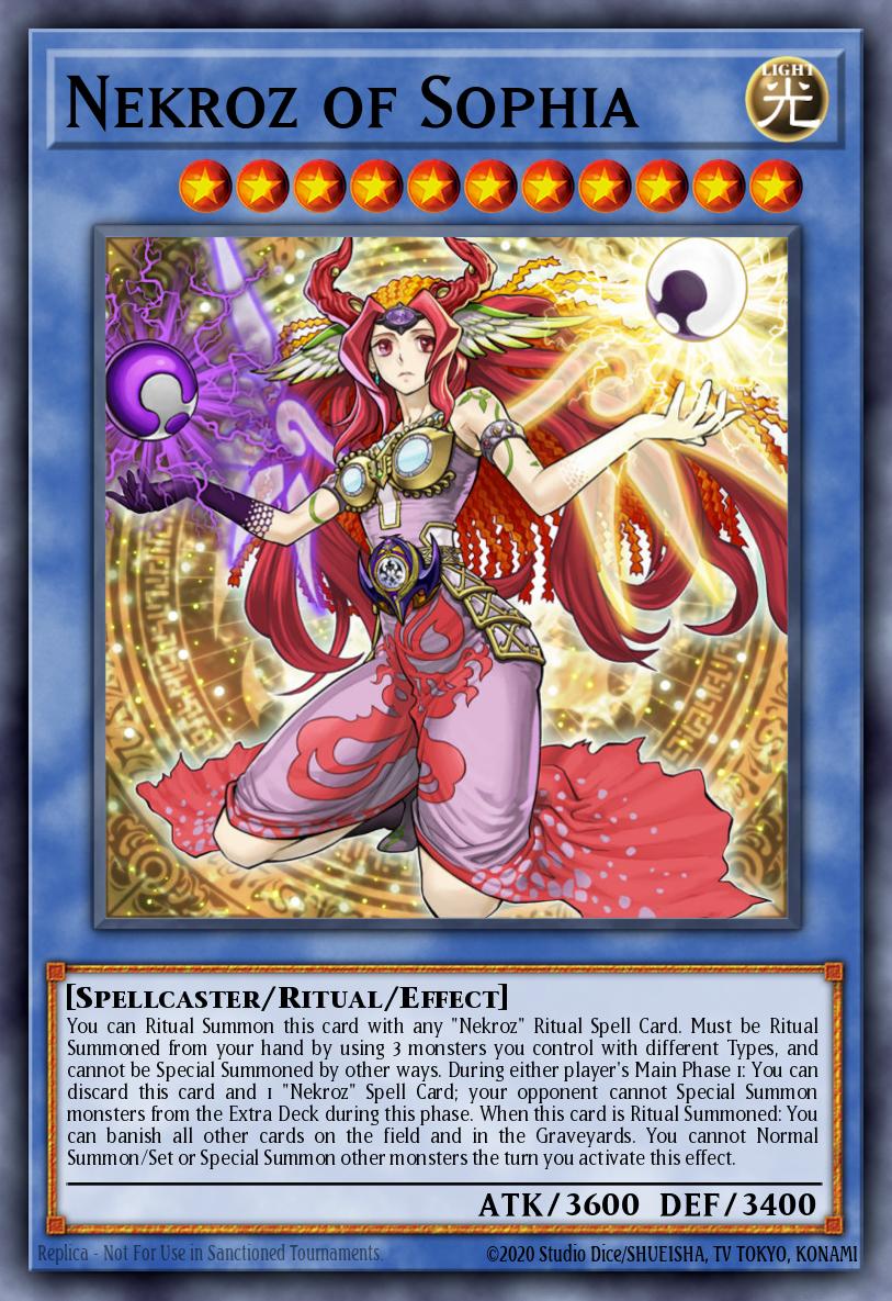 BLMM-EN134 - Nekroz of Sophia - Secret Rare - Battles of Legend: Monster Mayhem