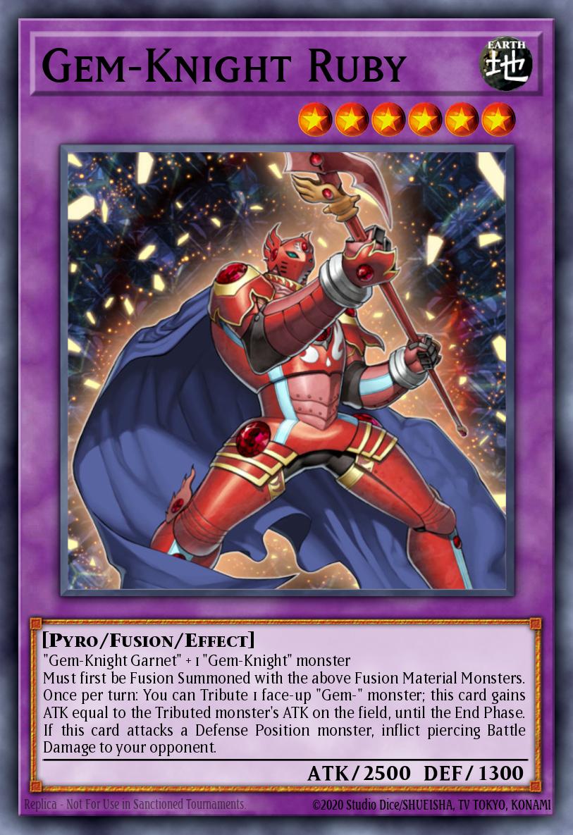 BLMM-EN136 - Gem-Knight Ruby - Ultra Rare - Battles of Legend: Monster Mayhem