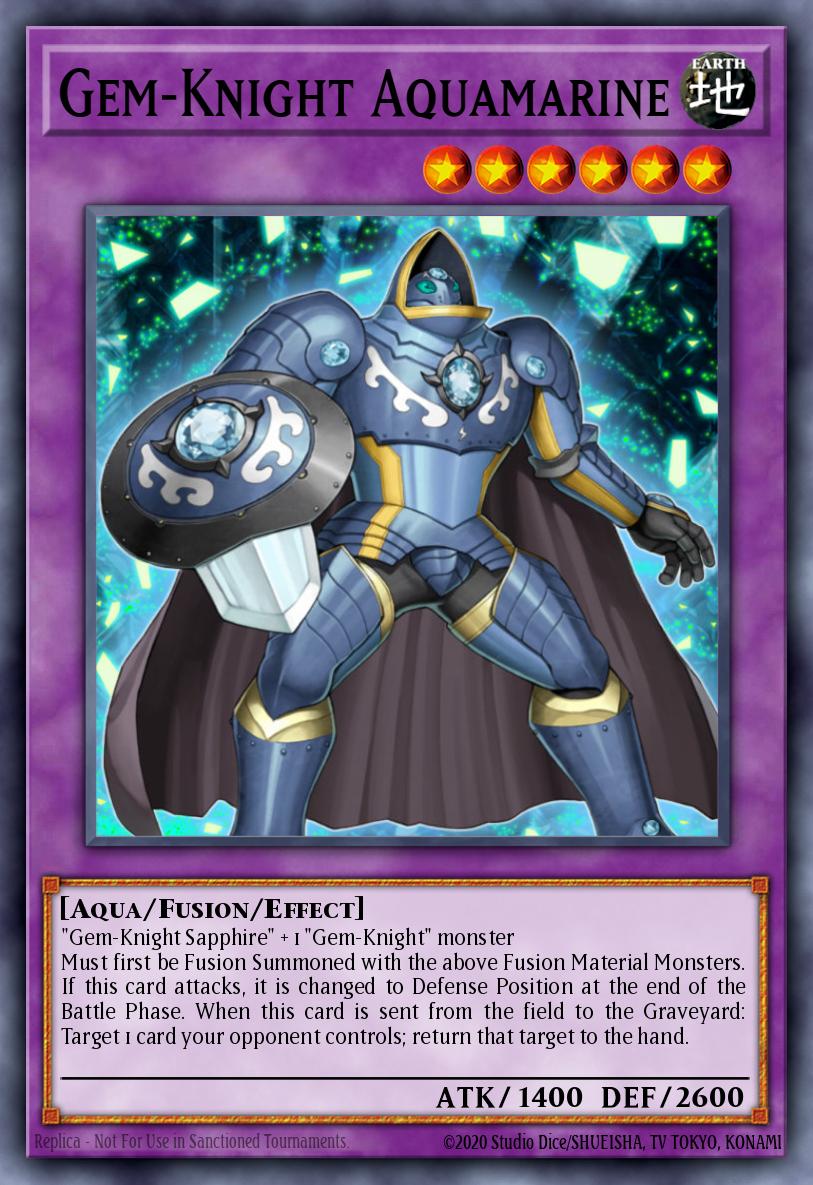 BLMM-EN137 - Gem-Knight Aquamarine - Ultra Rare - Battles of Legend: Monster Mayhem