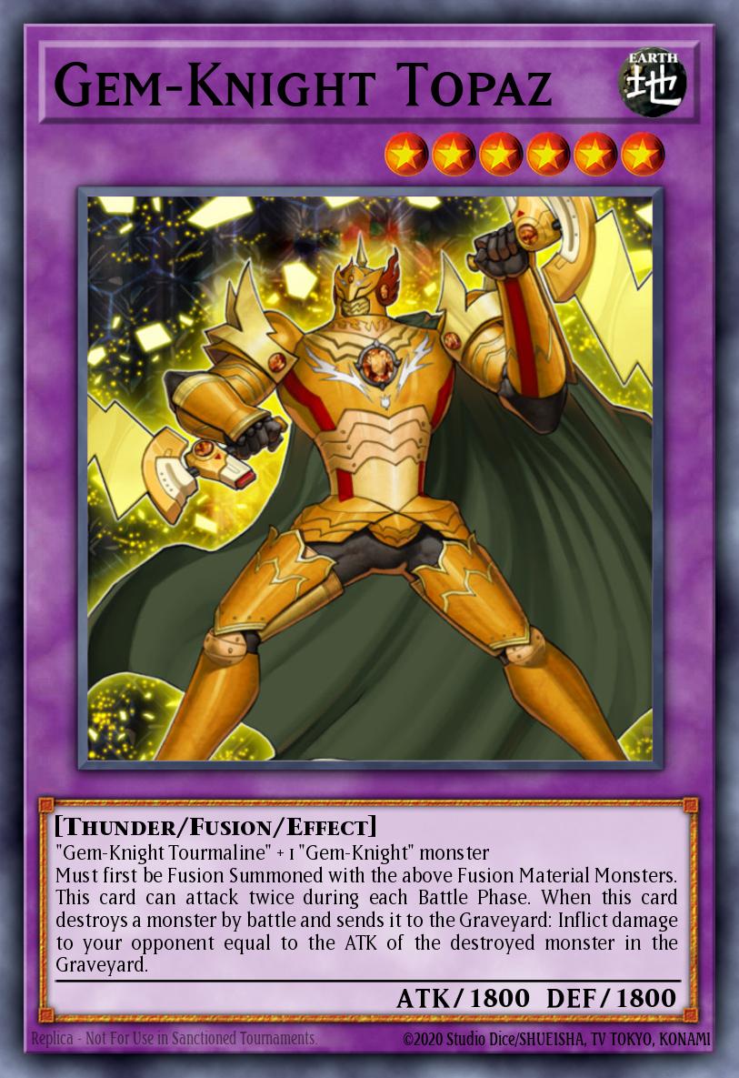 BLMM-EN138 - Gem-Knight Topaz - Ultra Rare - Battles of Legend: Monster Mayhem