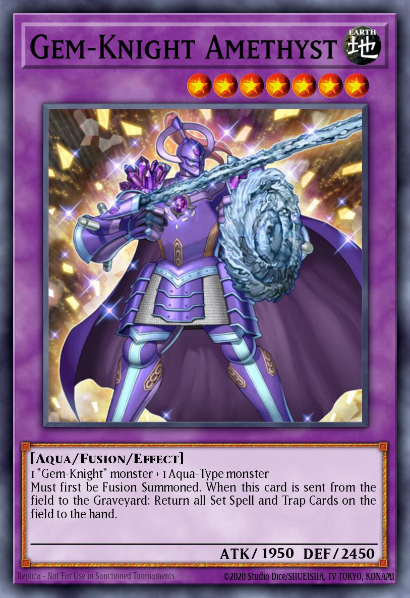 BLMM-EN141 - Gem-Knight Amethyst - Ultra Rare - Battles of Legend: Monster Mayhem