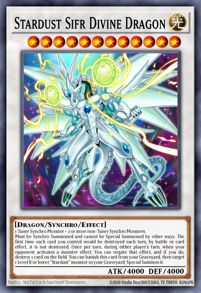 BLMM-EN151 - Stardust Sifr Divine Dragon - Secret Rare - Battles of Legend: Monster Mayhem