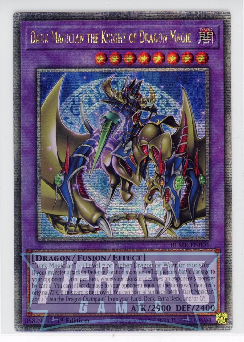 BLMR-EN001 - Dark Magician the Knight of Dragon Magic - Quarter Centur BLMR-EN001 - Dark Magician the Knight of Dragon Magic - Quarter Centur