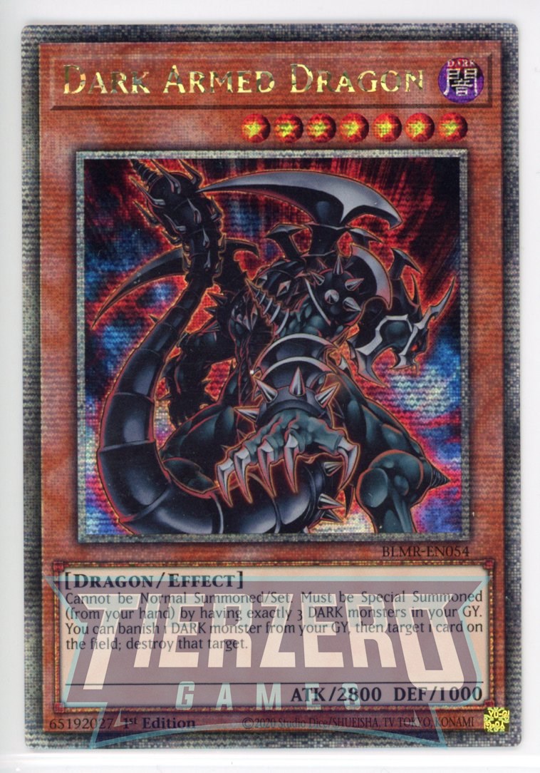 BLMR-EN054 - Dark Armed Dragon - Quarter Century Secret Rare - Effect BLMR-EN054 - Dark Armed Dragon - Quarter Century Secret Rare - Effect