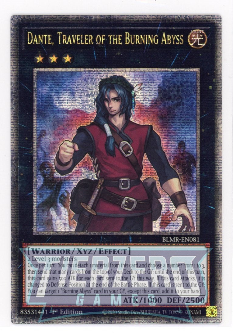 dante deck yugioh BLMR-EN081 - Dante, Traveler of the Burning Abyss