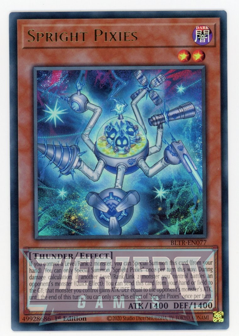BLTR-EN077 - Spright Pixies - Ultra Rare - Effect Monster - Battles of Legend Terminal Revenge