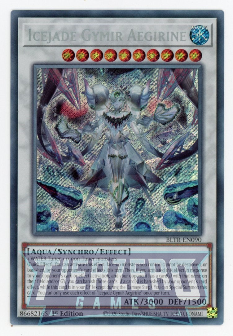 BLTR-EN090 - Icejade Gymir Aegirine - Secret Rare - Effect Synchro Monster - Battles of Legend Terminal Revenge