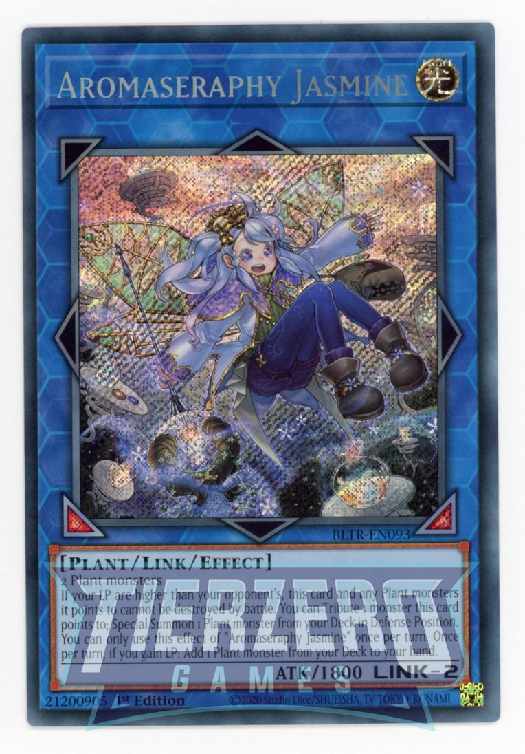 BLTR-EN093 - Aromaseraphy Jasmine - Secret Rare - Effect Link Monster - Battles of Legend Terminal Revenge