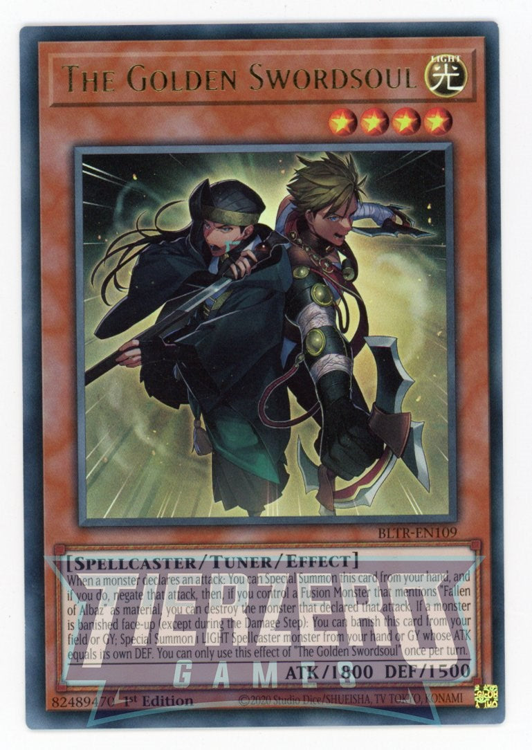 BLTR-EN109 - The Golden Swordsoul - Ultra Rare - Effect Tuner monster - Battles of Legend Terminal Revenge