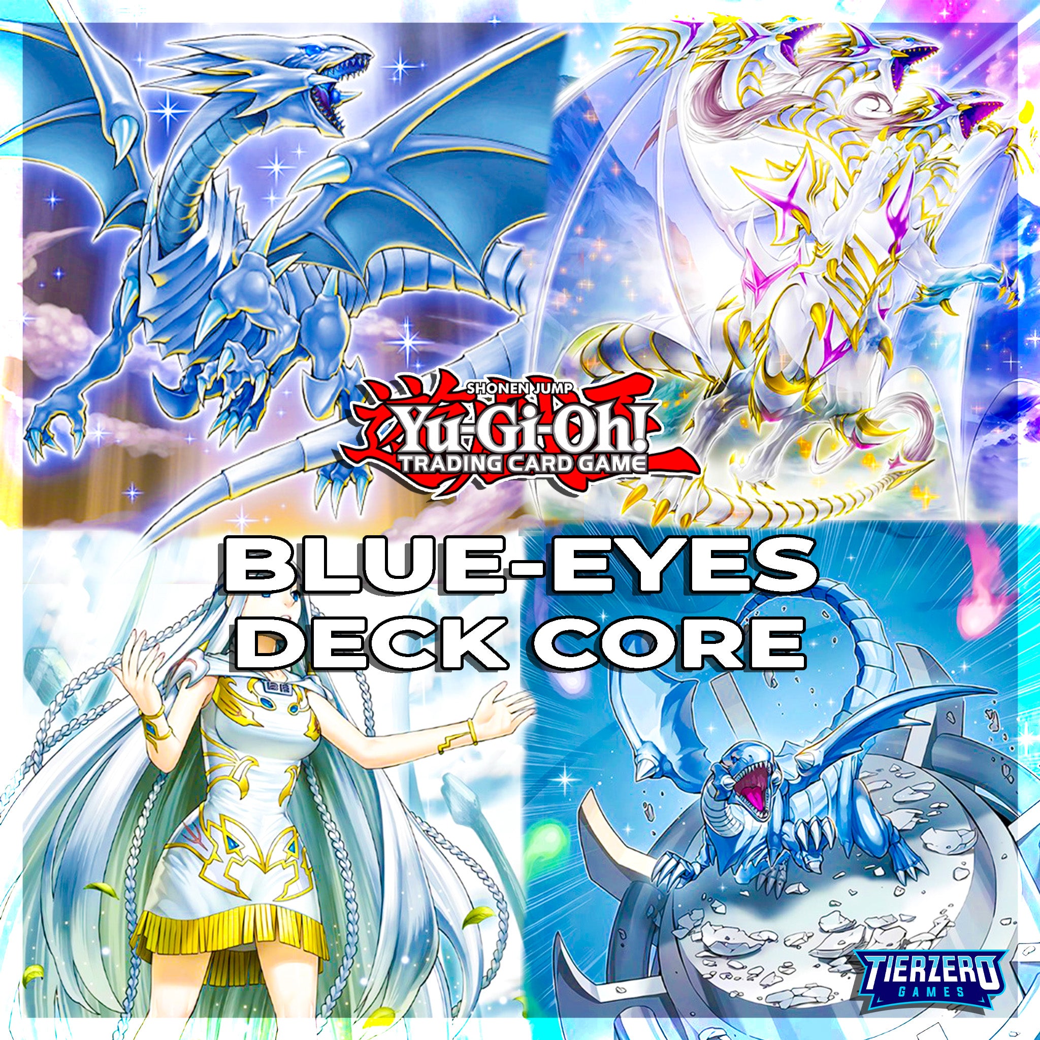 Yugioh Blue-Eyes White Destiny Deck Core 117 Cards