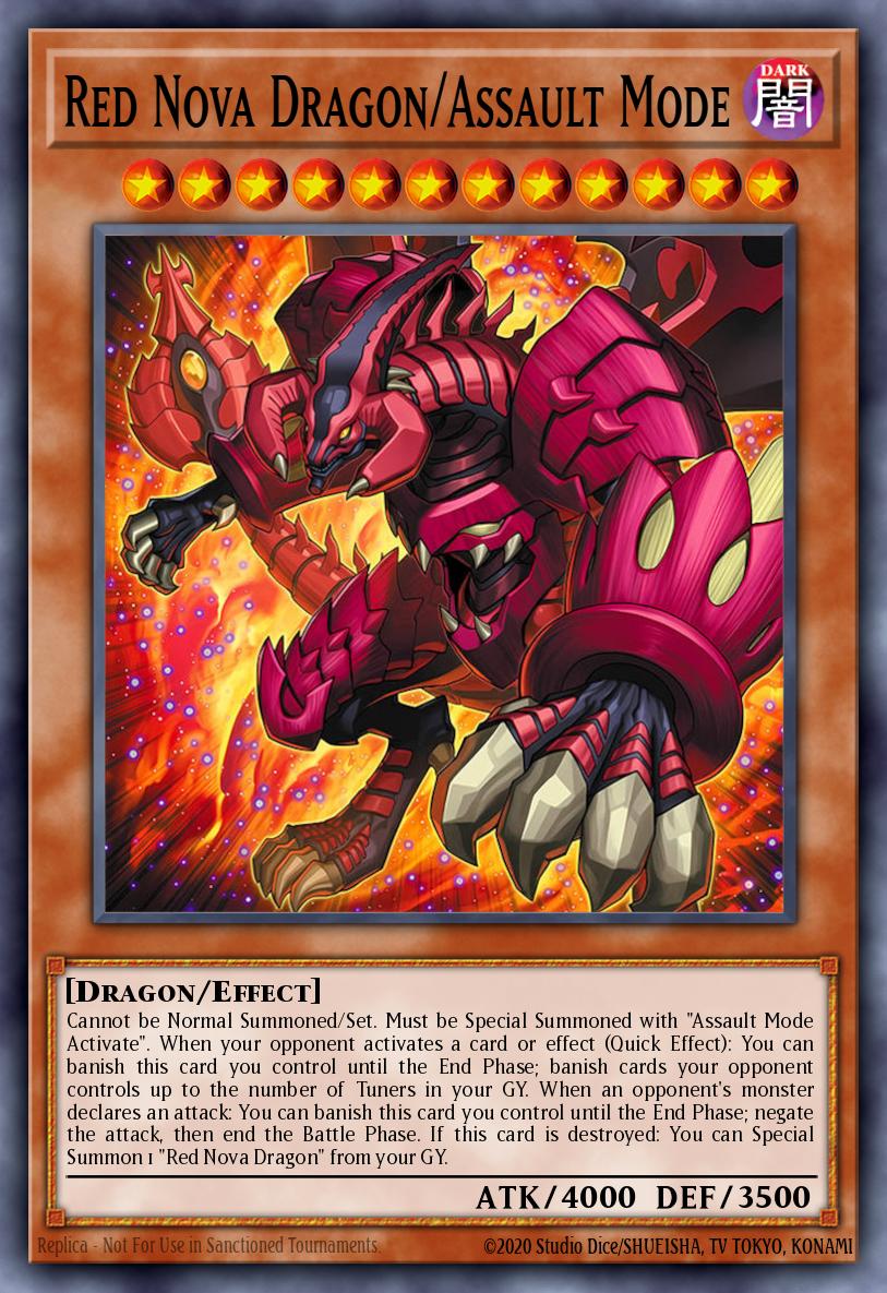 BLZD-EN004 Red Nova Dragon/Assault Mode - Common