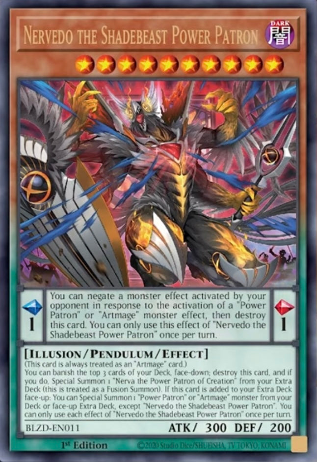 Nervedo the Shadebeast Power Patron