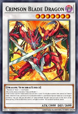 new dragon yugioh cards BLZD-EN037 Crimson Blade Dragon - Ultra Rare