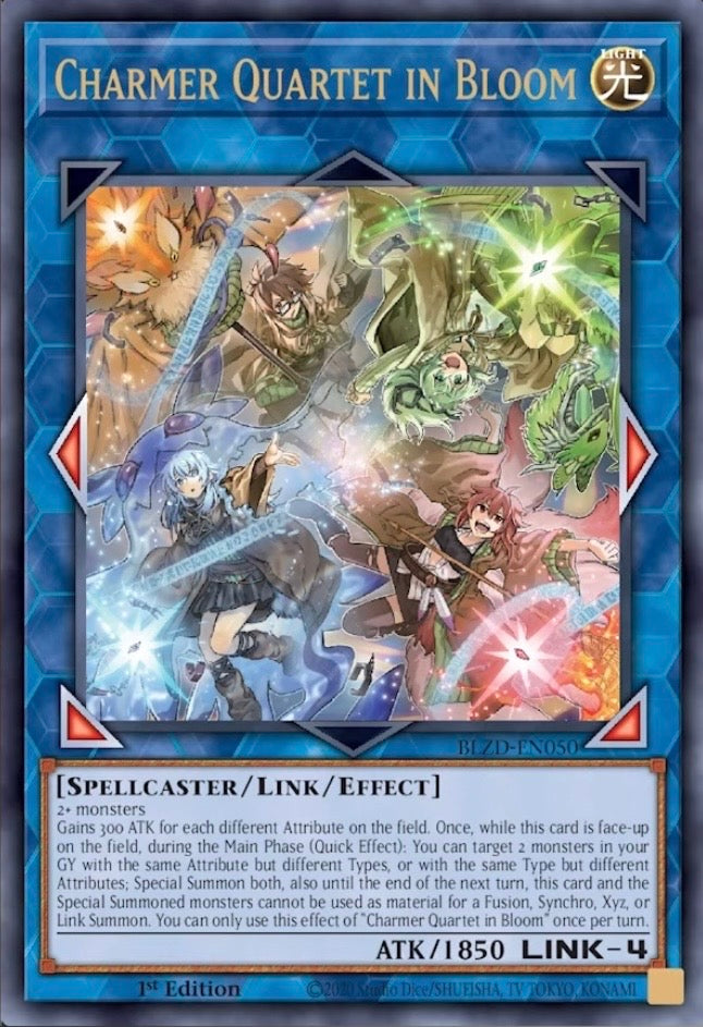 BLZD-EN050 Charmer Quartet in Bloom - Ultra Rare | Blazing Dominion